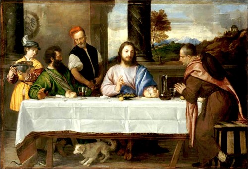 Titian, Supper at Emmaus 1533f.jpg